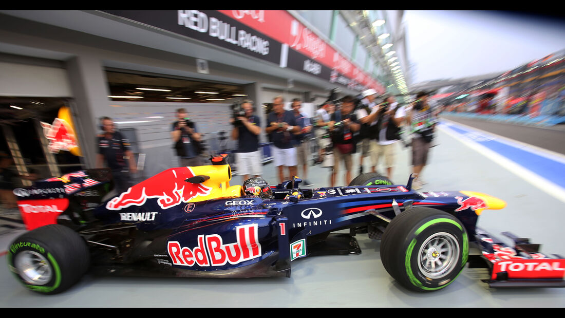 Sebastian Vettel - Red Bull - Formel 1 - GP Singapur - 21. September 2012