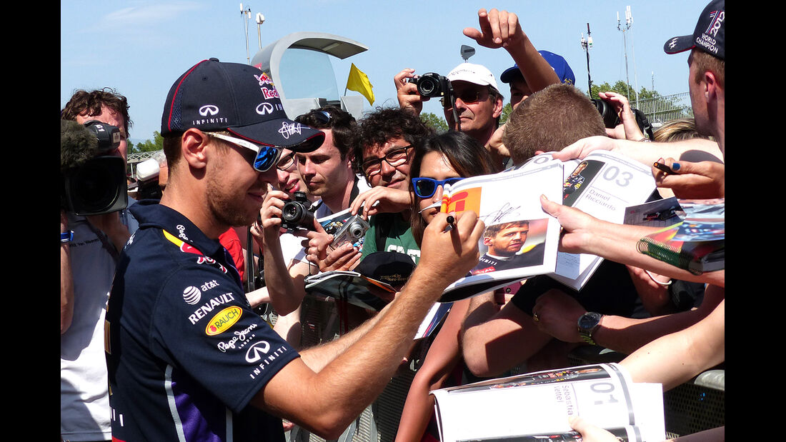 Sebastian Vettel - Red Bull - Formel 1 - GP Spanien - Barcelona - 8. Mai 2014