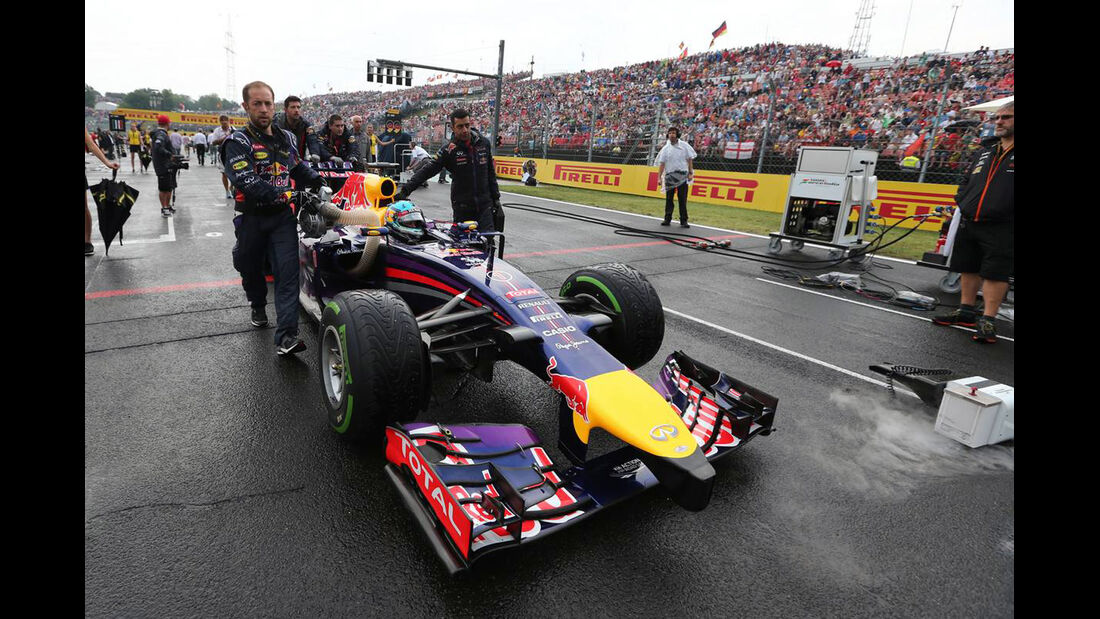 Sebastian Vettel  - Red Bull - Formel 1 - GP Ungarn - 27. Juli 2014