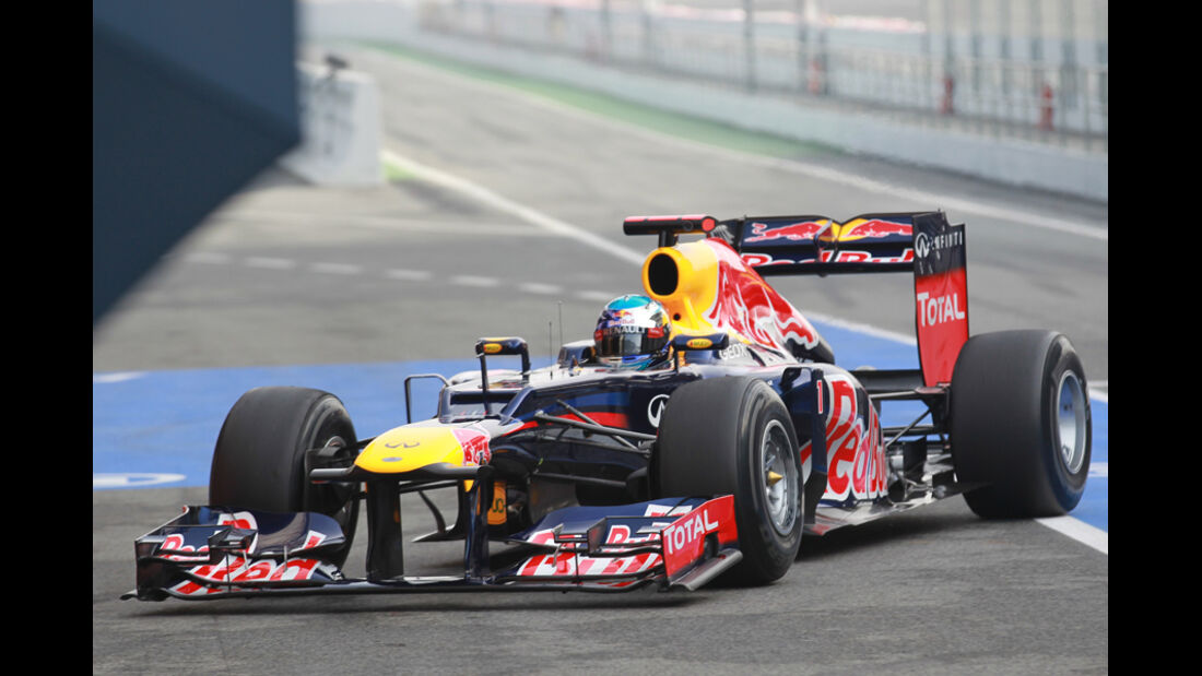 Sebastian Vettel - Red Bull - Formel 1-Test Barcelona - 4. März 2012