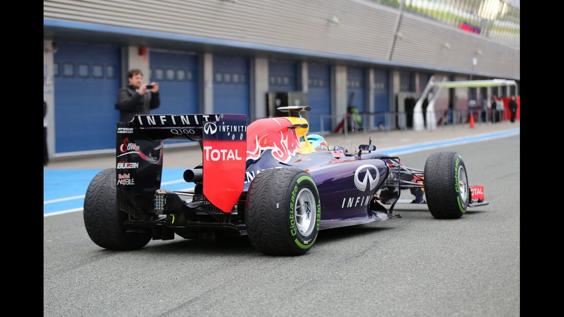 Sebastian Vettel - Red Bull - Formel 1 - Test - Jerez - 28. Januar 2014