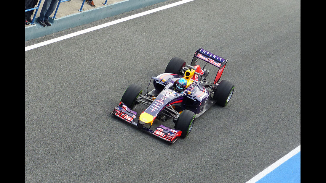 Sebastian Vettel - Red Bull - Formel 1 - Test - Jerez - 28. Januar 2014