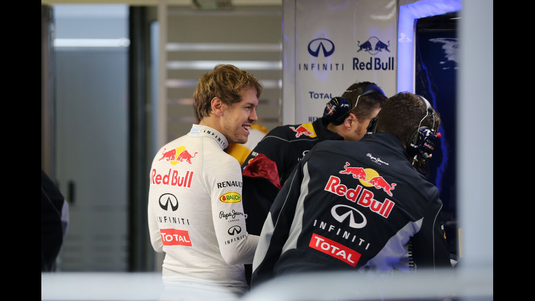Sebastian Vettel - Red Bull - Formel 1 - Test - Jerez - 29. Januar 2014