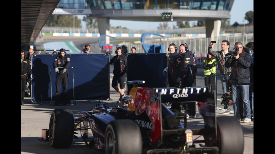Sebastian Vettel - Red Bull - Formel 1 - Test - Jerez - 7. Februar 2013