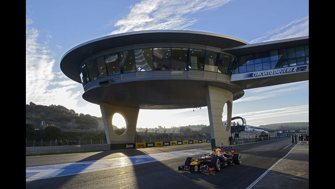 Sebastian Vettel, Red Bull, Formel 1-Test, Jerez, 8. Februar 2013