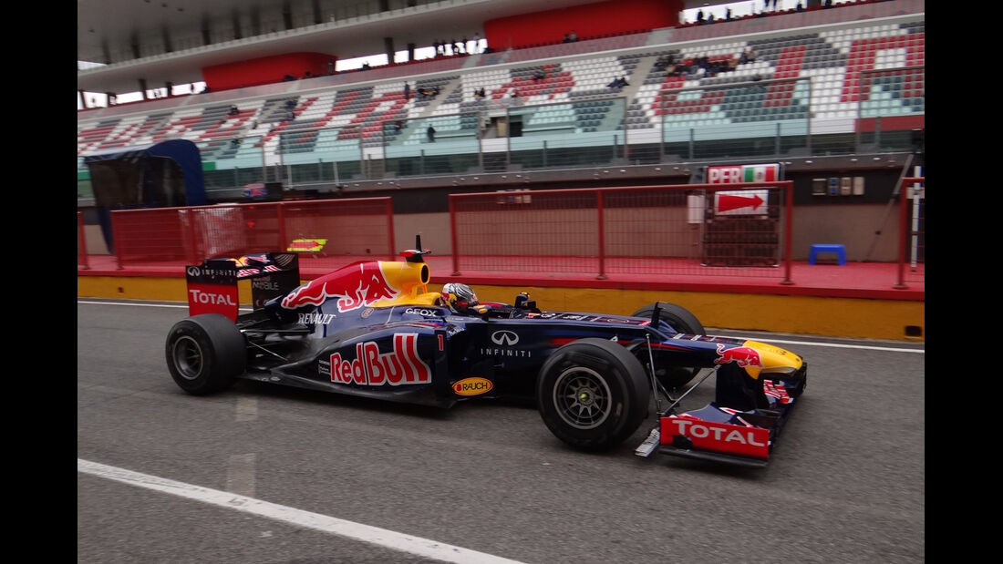Sebastian Vettel - Red Bull - Formel 1-Test - Mugello - 3. Mai 2012