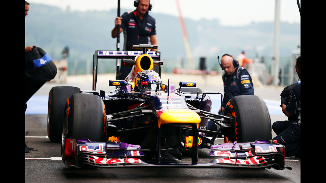 Sebastian Vettel Red Bull GP Belgien F1 2013
