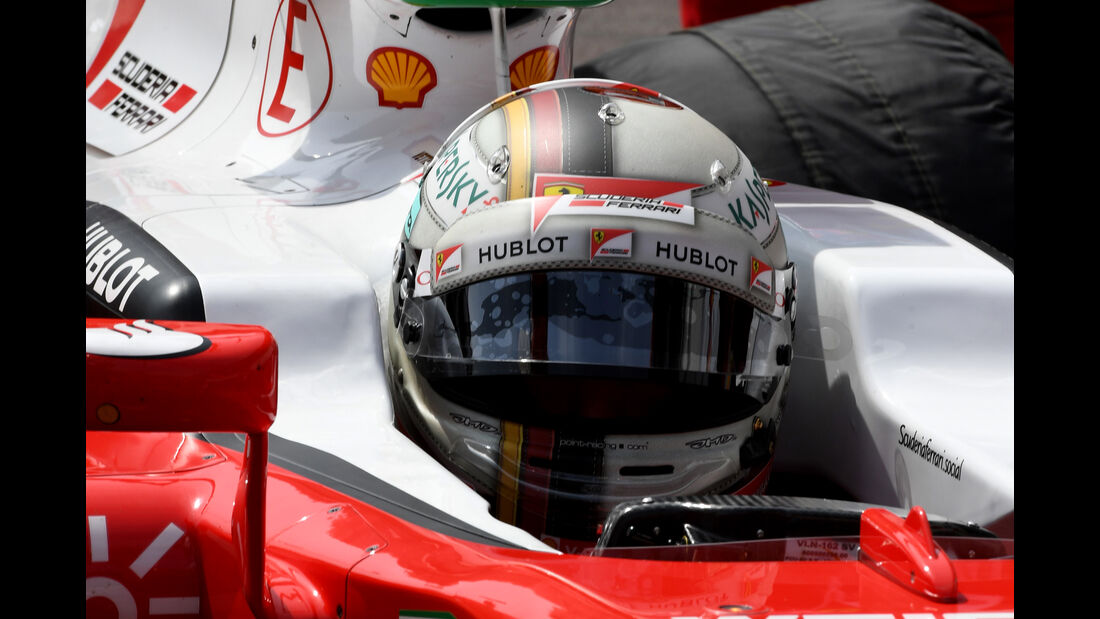 Sebastian Vettel - Spezialhelm - GP Monaco 2016