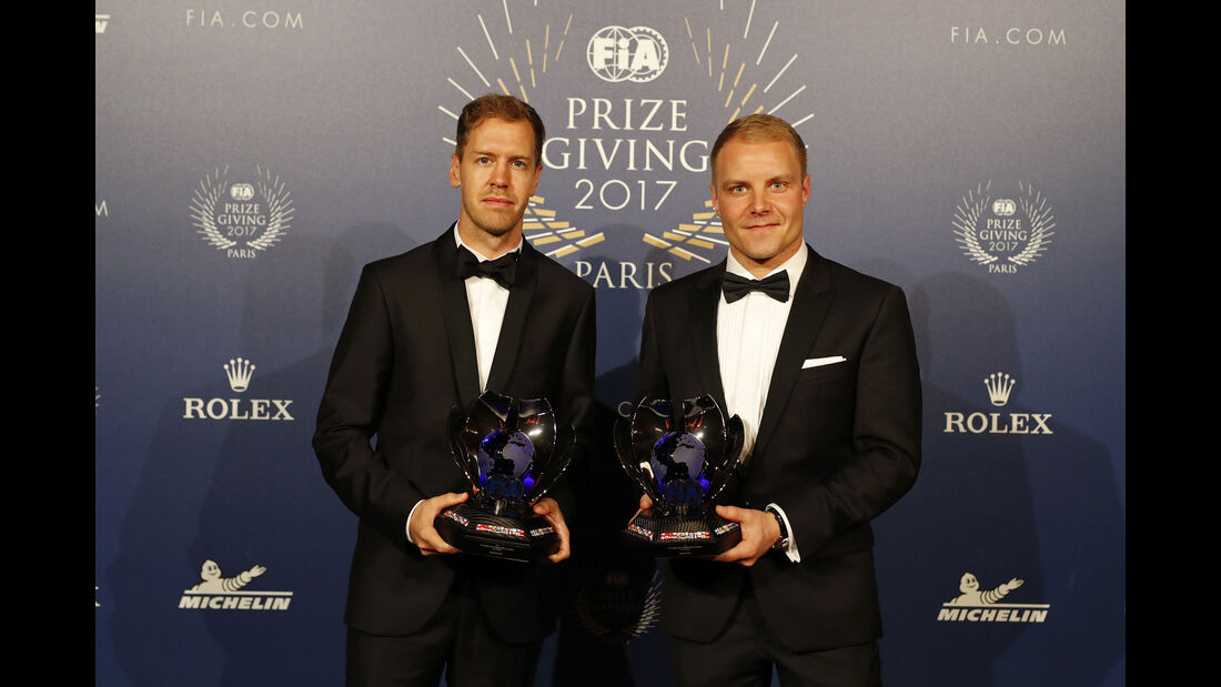 Sebastian Vettel - Valtteri Bottas - FIA Preisverleihung - Versailles