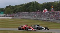 Sebastian Vettel - Valtteri Bottas - Formel 1 - GP England - 16. Juli 2017