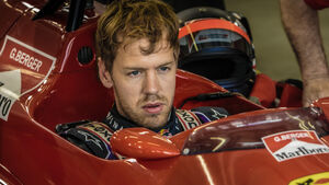 Sebastian Vettel im Berger-Ferrari