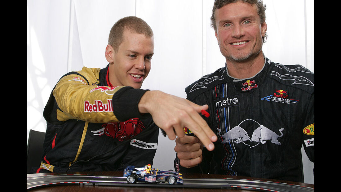 Sebastian Vettel und David Coulthard