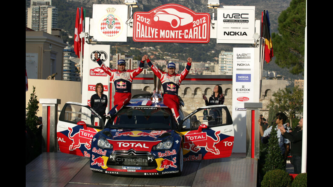 Sebastien Loeb Citroen Rallye Monte Carlo 2012