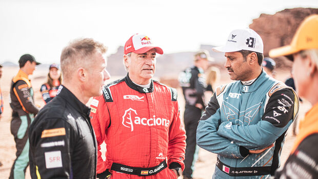 Sebastien Loeb (FRA), Team X44 Carlos Sainz (ESP), Acciona  Sainz XE Team Nasser Al-Attiyah (QAT), Abt Cupra XE