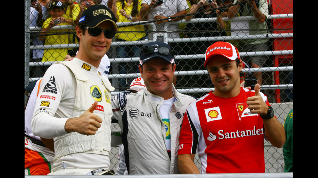 Senna, Barrichello & Massa GP Brasilien 2011
