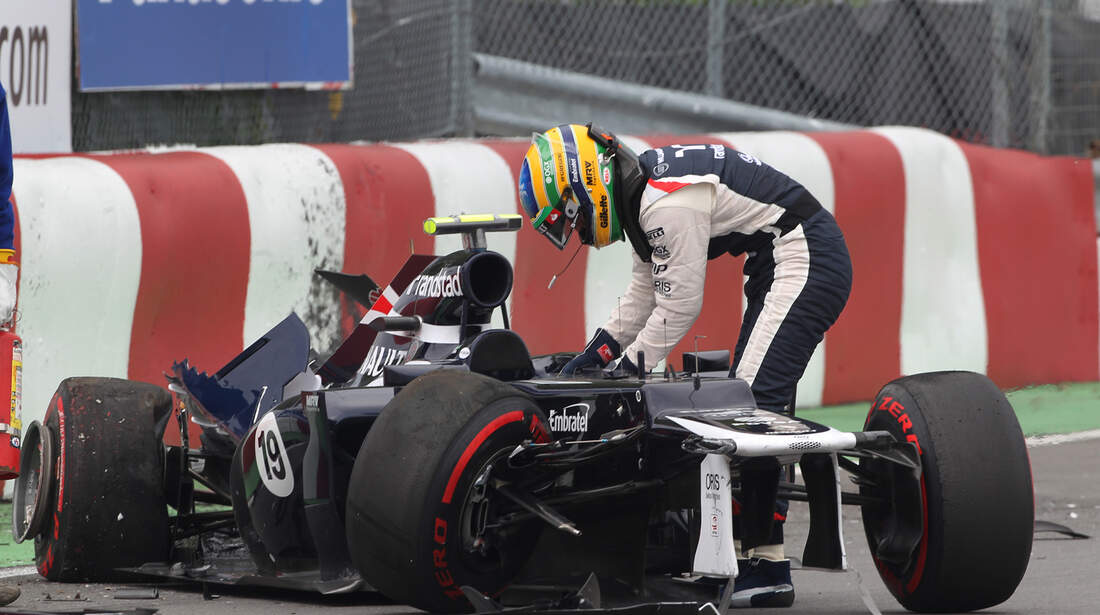 Senna GP Kanada F1 Crashs 2012