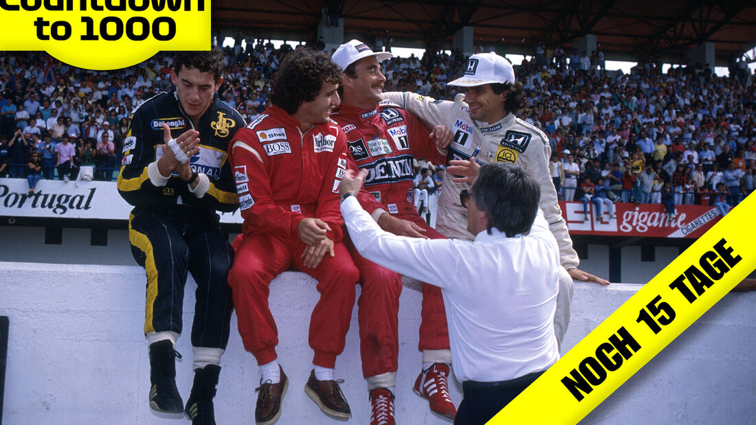Senna - Prost - Mansell - Piquet - Ecclestone