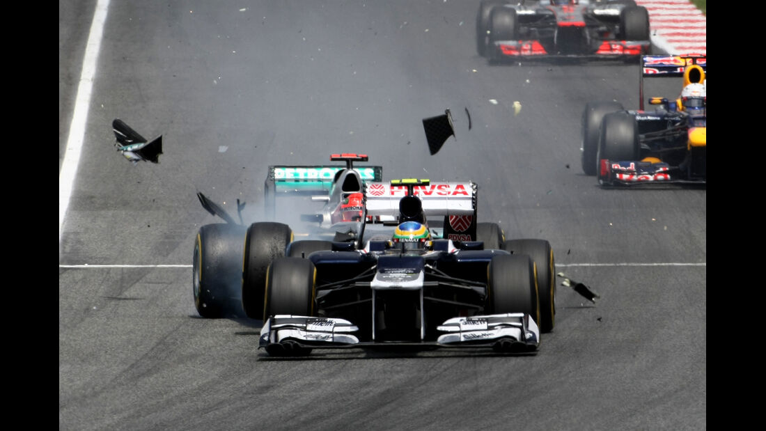 Senna Schumacher GP Spanien 2012