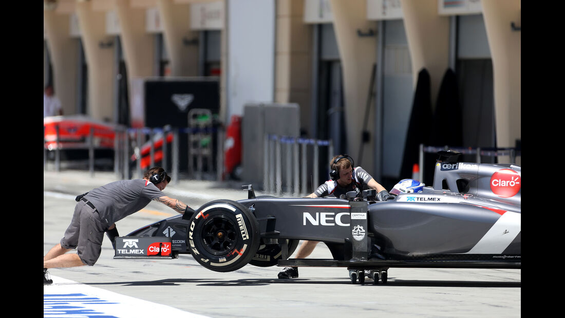 Sergey Sirotkin - Sauber - Formel 1 - Test 1 - GP Bahrain 2014