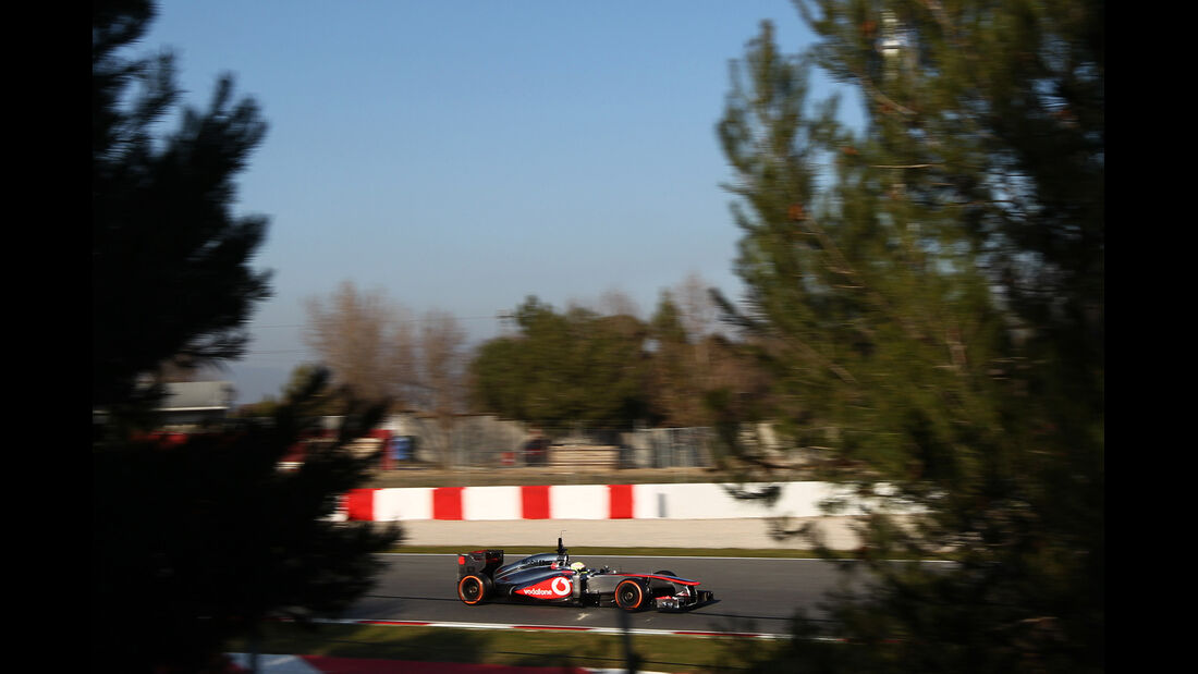 Sergio Perez - Barcelona F1 Test 2013