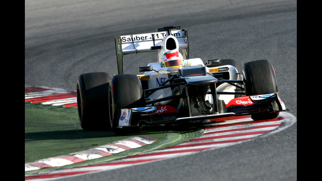 Sergio Perez - F1-Test - Barcelona 2012