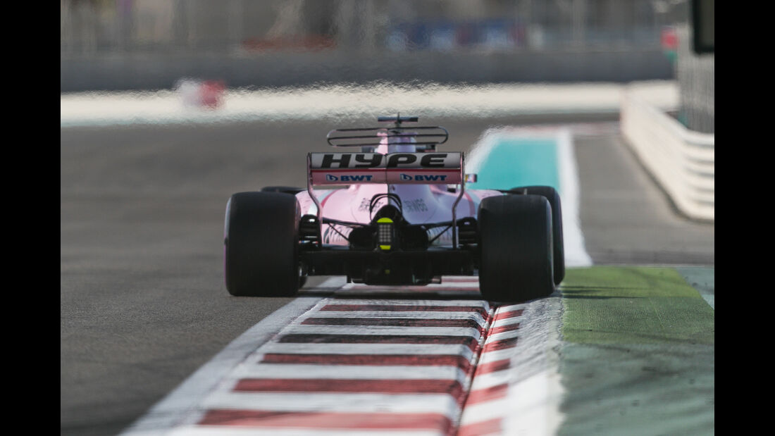 Sergio Perez - Force India - Formel 1 - GP Abu Dhabi - 24. November 2017