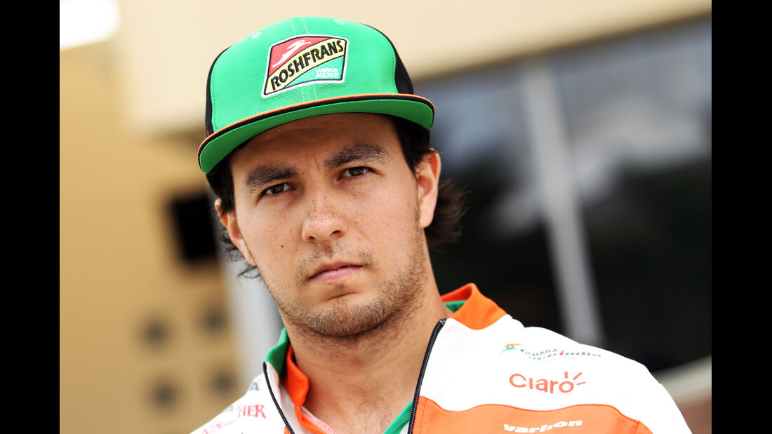 Sergio Perez - Force India - Formel 1 - GP Bahrain - Sakhir - 3. April 2014