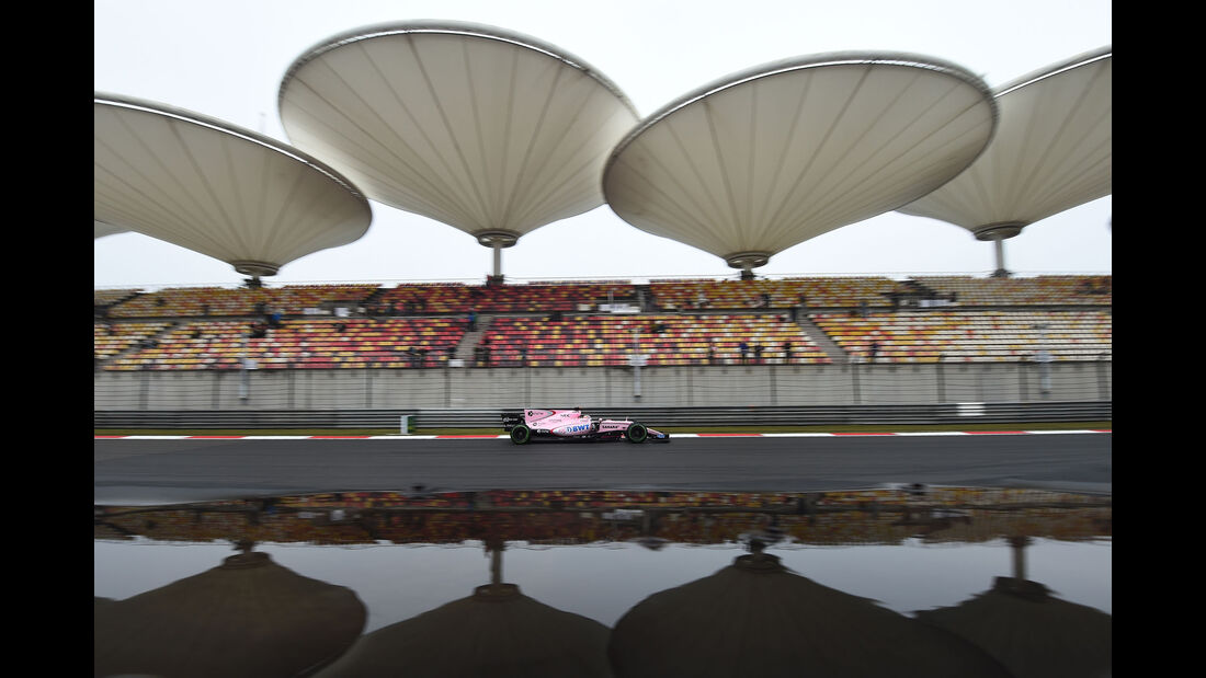 Sergio Perez - Force India - Formel 1 - GP China 2017 - Shanghai - 7.4.2017