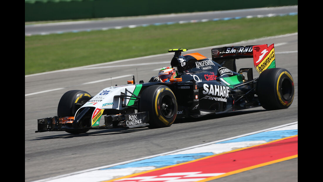 Sergio Perez - Force India - Formel 1 - GP Deutschland - Hockenheim - 19. Juli 2014
