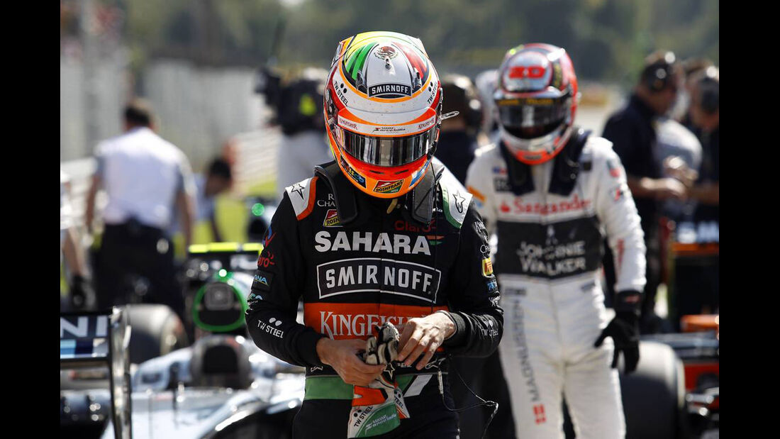 Sergio Perez -  Force India - Formel 1 - GP Italien - 6. September 2014