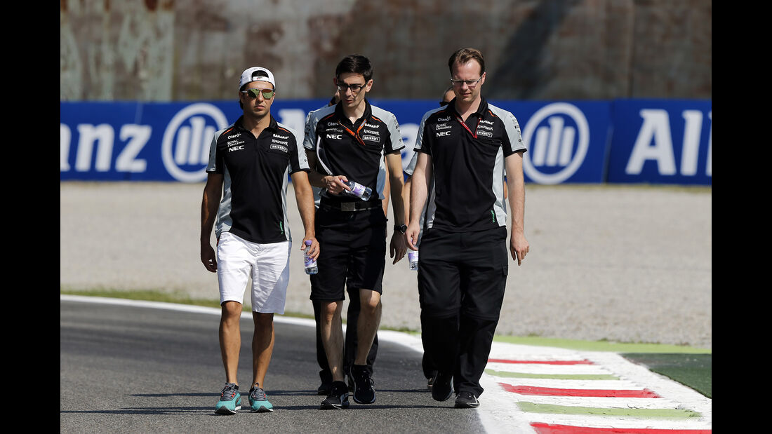 Sergio Perez - Force India - Formel 1 - GP Italien - Monza - 1. September 2016