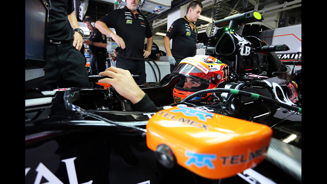 Sergio Perez - Force India - Formel 1 - GP Japan - 3. Oktober 2014
