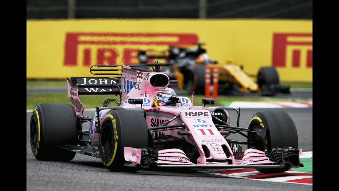 Sergio Perez - Force India - Formel 1 - GP Japan - Suzuka - 6. Oktober 2017