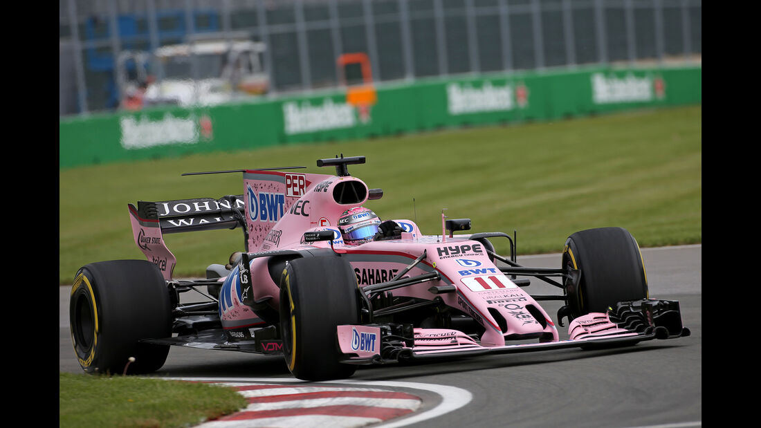 Sergio Perez - Force India - Formel 1 - GP Kanada - Montreal - 9. Juni 2017
