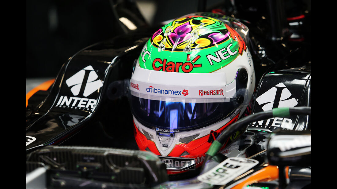Sergio Perez - Force India - Formel 1 - GP Mexiko - 28. Oktober 2016