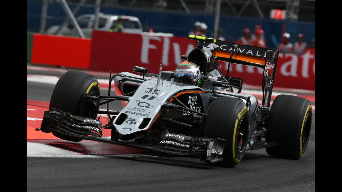 Sergio Perez - Force India - Formel 1 - GP Mexiko - 31. Oktober 2015