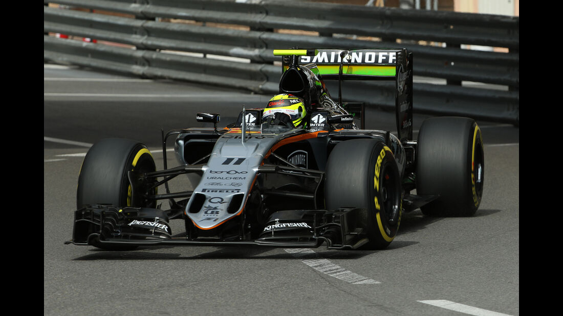 Sergio Perez - Force India - Formel 1 - GP Monaco - 26. Mai 2016