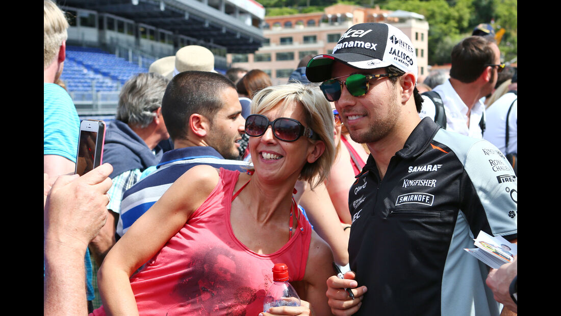Sergio Perez - Force India - Formel 1 - GP Monaco - 27. Mai 2016
