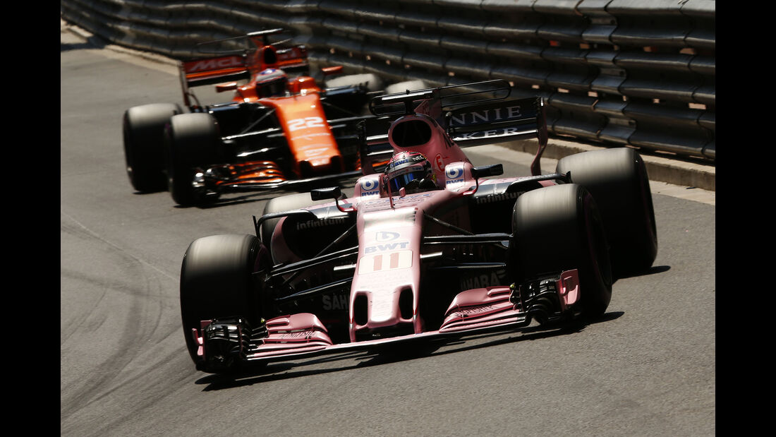 Sergio Perez - Force India - Formel 1 - GP Monaco - 27. Mai 2017