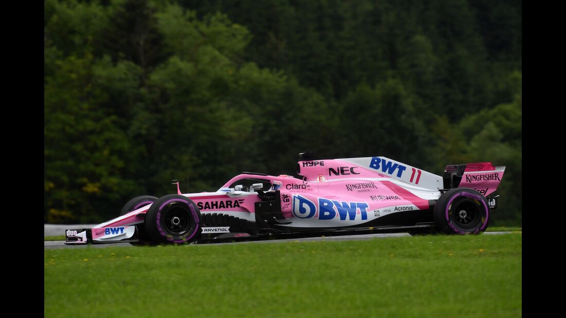 Sergio Perez - Force India - Formel 1 - GP Österreich - 29. Juni 2018