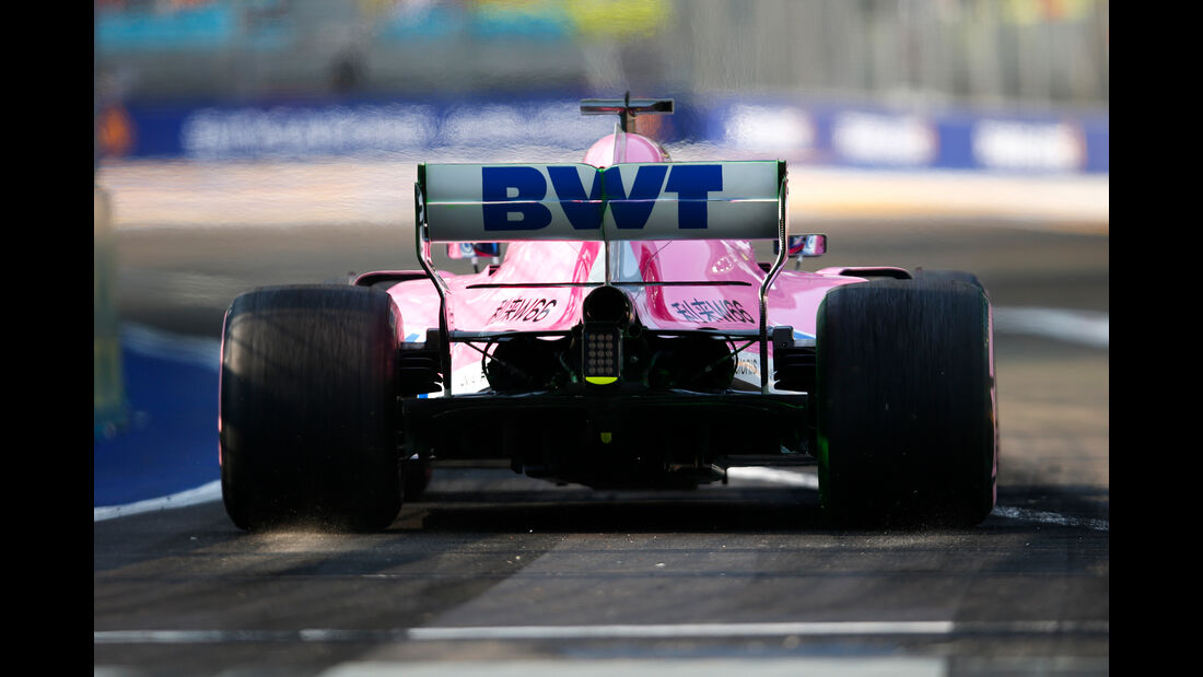 Sergio Perez - Force India - Formel 1 - GP Singapur - 14. September 2018