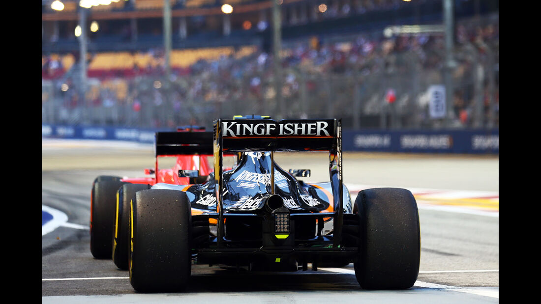 Sergio Perez - Force India - Formel 1 - GP Singapur - 20. September 2015