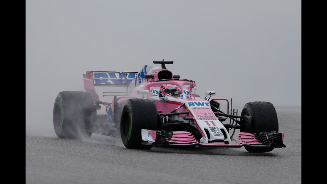 Sergio Perez - Force India - Formel 1 - GP USA - 19. Oktober 2018