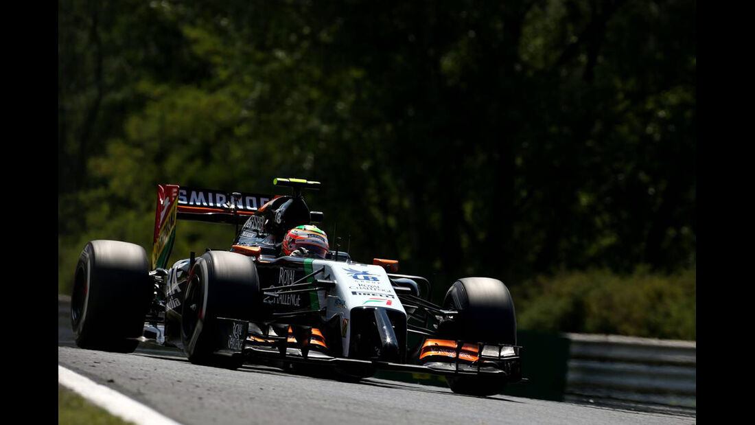 Sergio Perez - Force India - Formel 1 - GP Ungarn - 25. Juli 2014