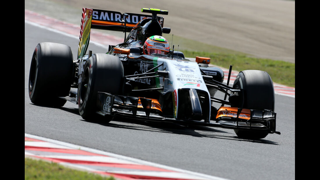 Sergio Perez - Force India - Formel 1 - GP Ungarn - 25. Juli 2014
