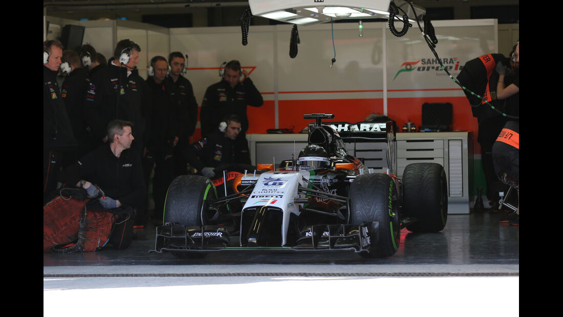 Sergio Perez - Force India - Formel 1 - Jerez-Test - 28. Januar 2014