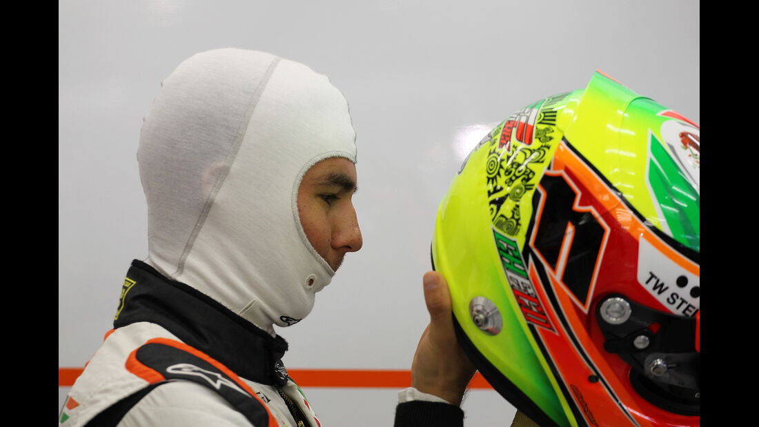 Sergio Perez - Force India - Formel 1 - Test - Bahrain - 27. Februar 2014 