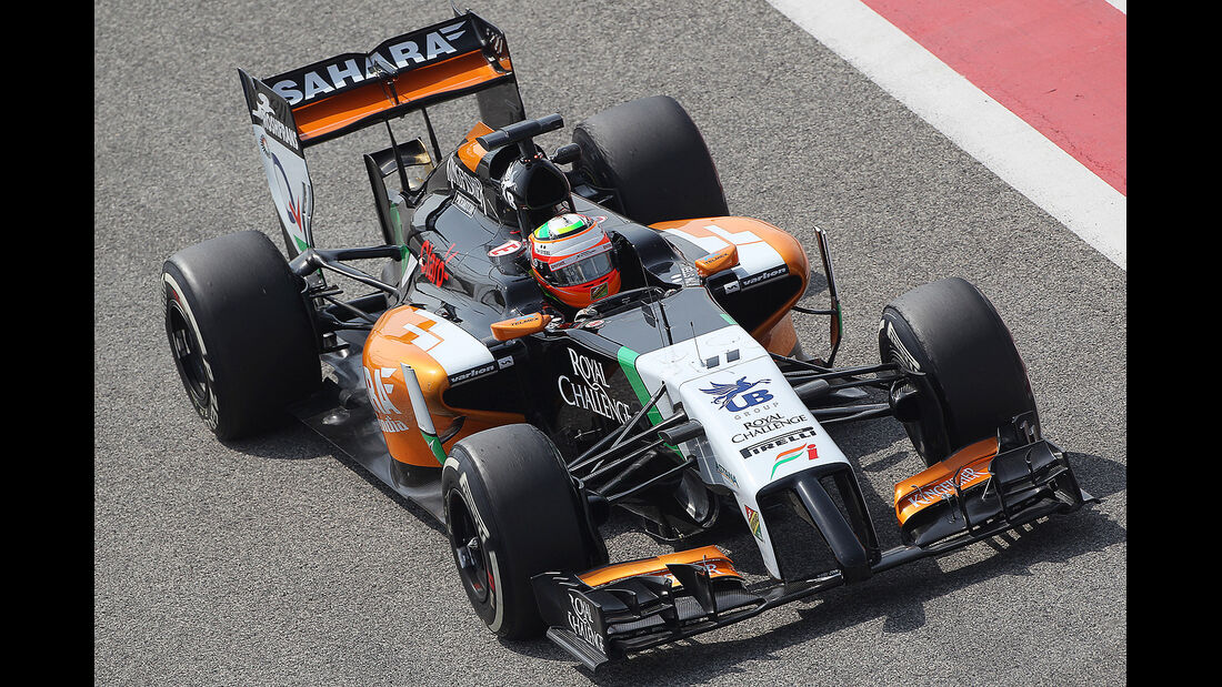 Sergio Perez - Force India - Formel 1 - Test - Bahrain - 27. Februar 2014