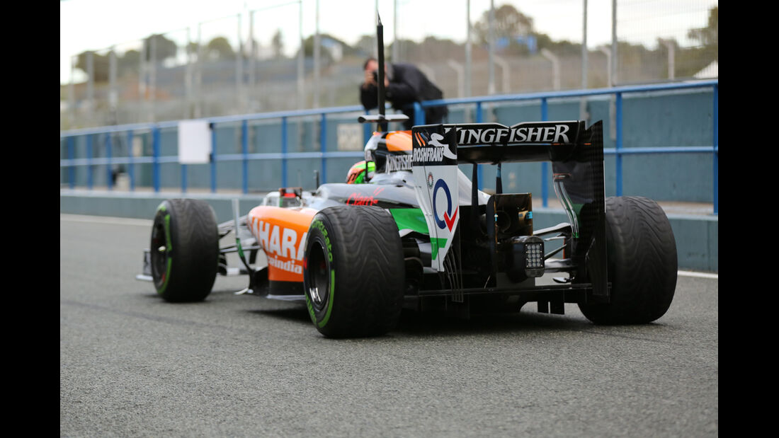 Sergio Perez - Force India - Formel 1 - Test - Jerez - 29. Januar 2014