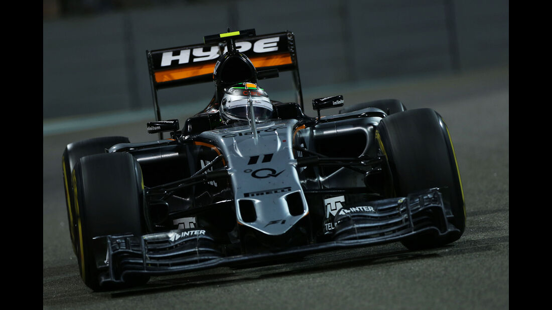 Sergio Perez - Force India - GP Abu Dhabi 2015